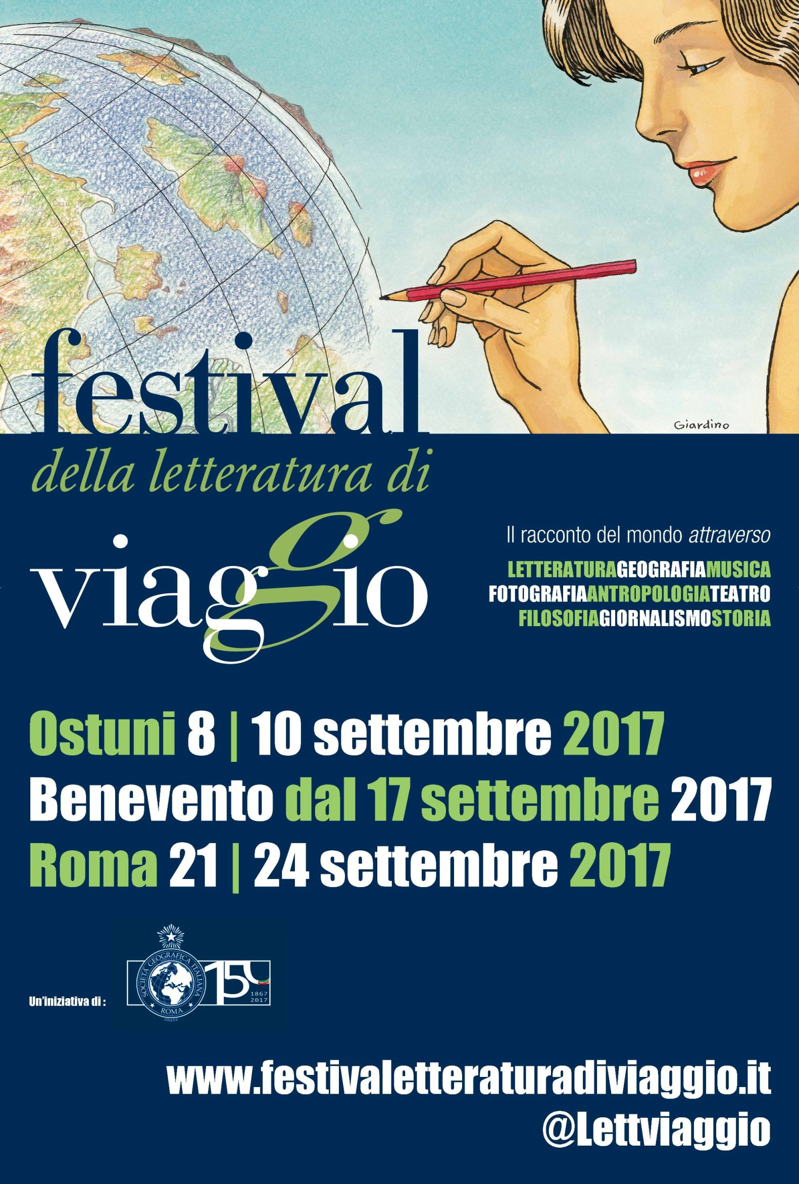 Mostra Appia Ritrovata – Festival della Letteratura di Viaggio – Decima edizione anno 2017