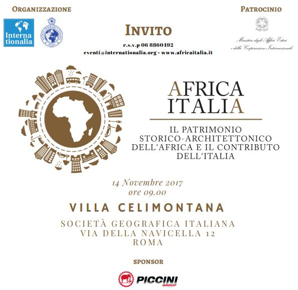 Il patrimonio storico-architettonico dell’Africa e il contributo dell’Italia