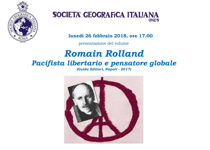 “Romain Rolland. Pacifista libertario e pensatore globale”