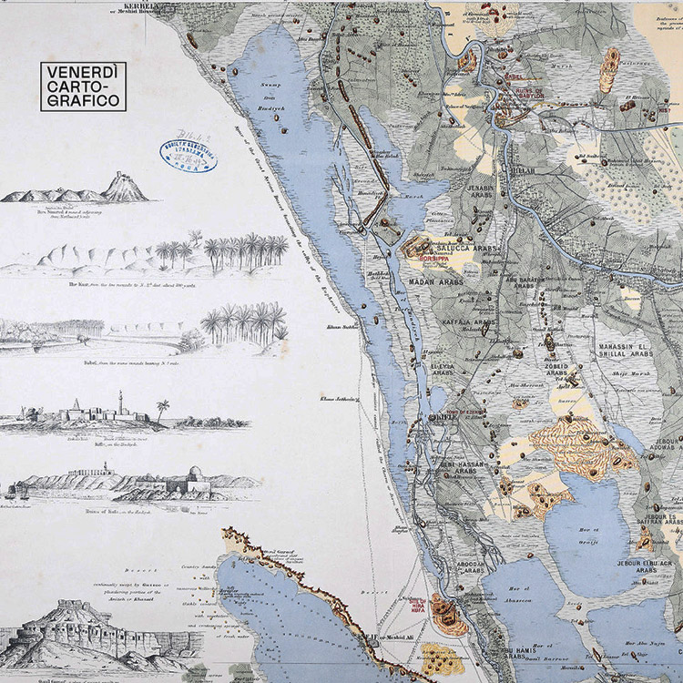 Venerdì Cartografico – Rovine della città di Babilonia – 1860