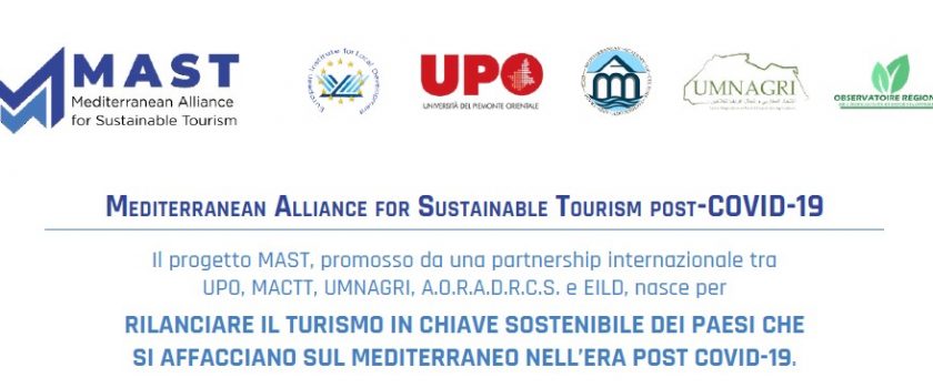 Progetto Mast – “Mediterranean Alliance for Sustainable Tourism post COVID-19”
