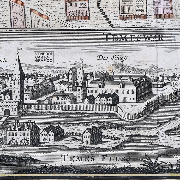 Venerdì Cartografico -“Temeswar”, M. Seutter, Vindel, 1718 (ca.)