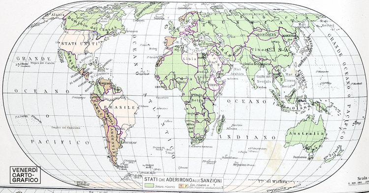 Venerdì Cartografico -“Grande atlante geografico-storico-fisico politico-economico”, De Agostini, 1938