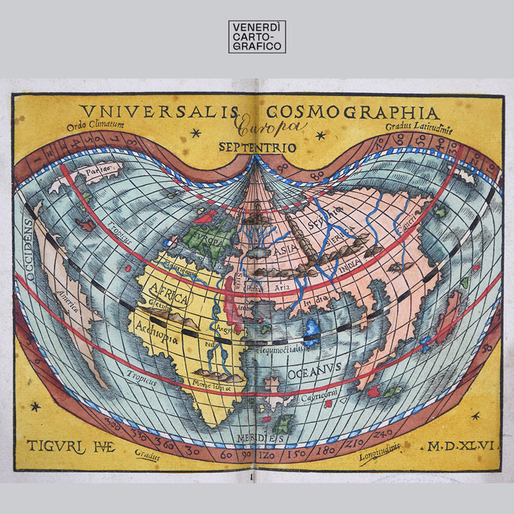Venerdì Cartografico -“Rudimenta cosmographica. Tiguri, apud Froschouerum, 1548”
