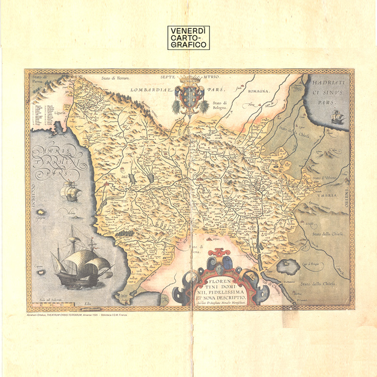 Venerdì Cartografico -“Florentini dominii, fidelissima et nova descriptio”, 1595