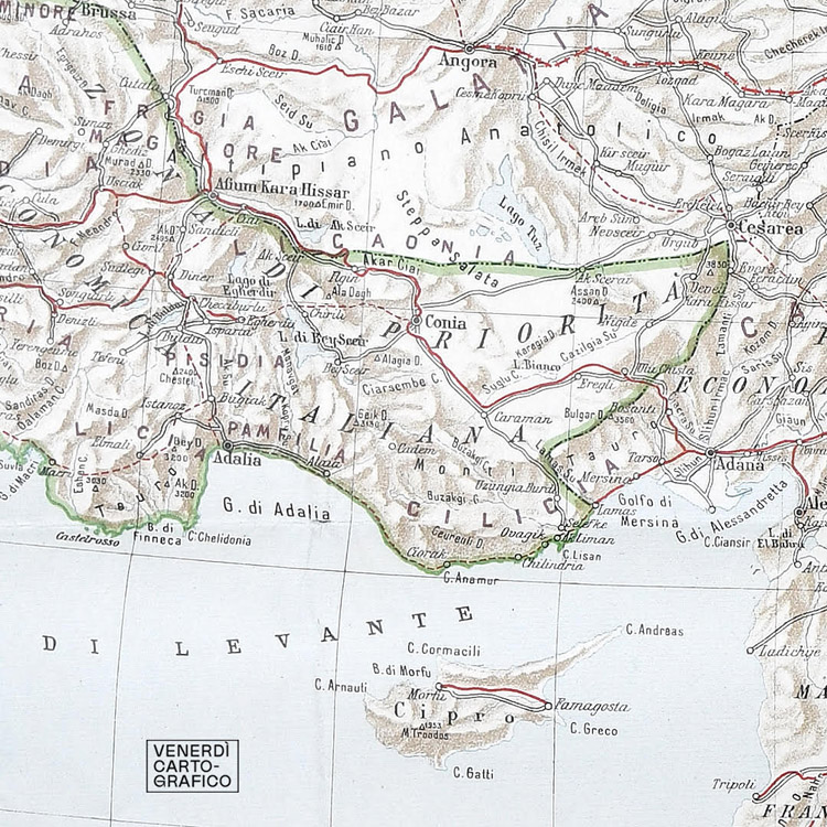 Venerdì Cartografico – Carta dell’Oceano Australe secondo R. Kieperti, 1880 (ca.)
