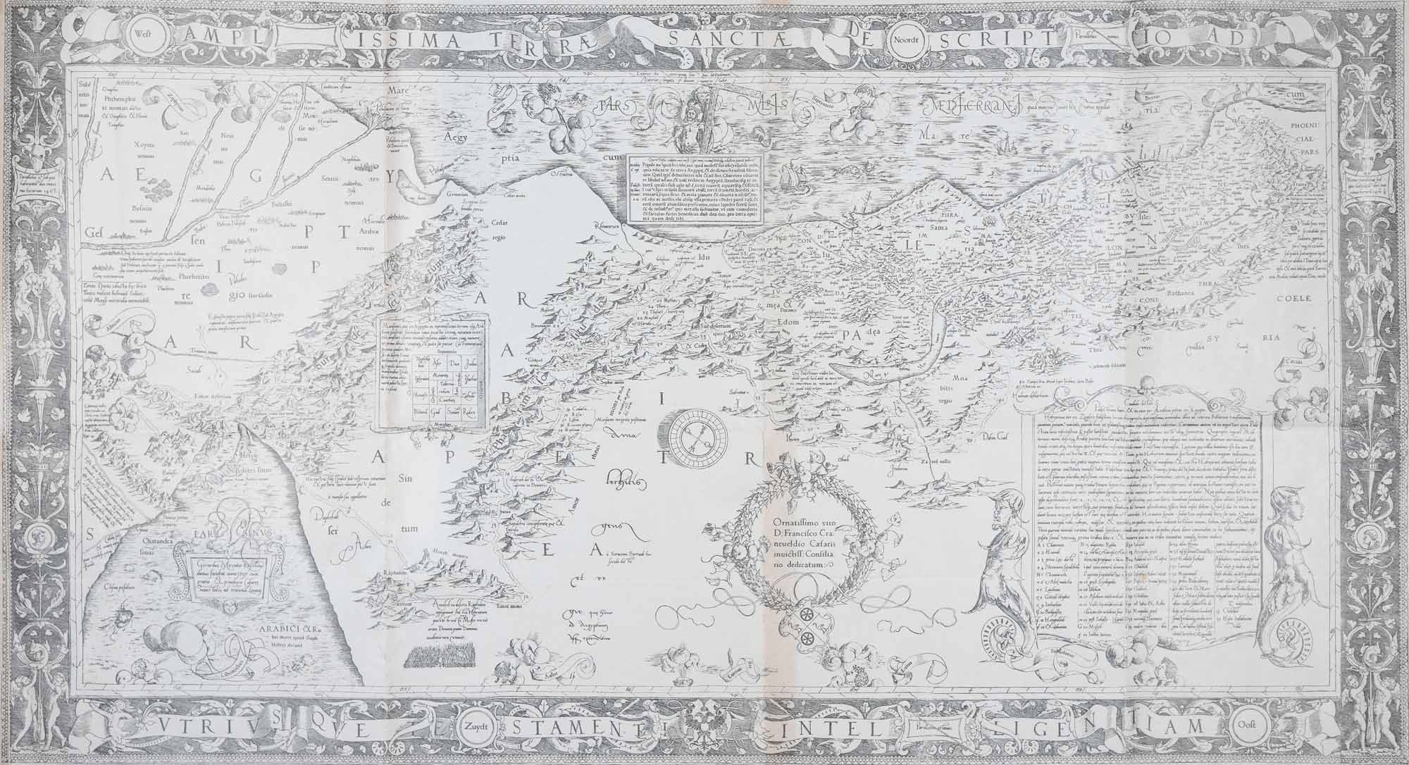Venerdì Cartografico – G. Mercatore, La carta della Palestina di Gerardo Mercatore (1537), IGM, Firenze, 1927