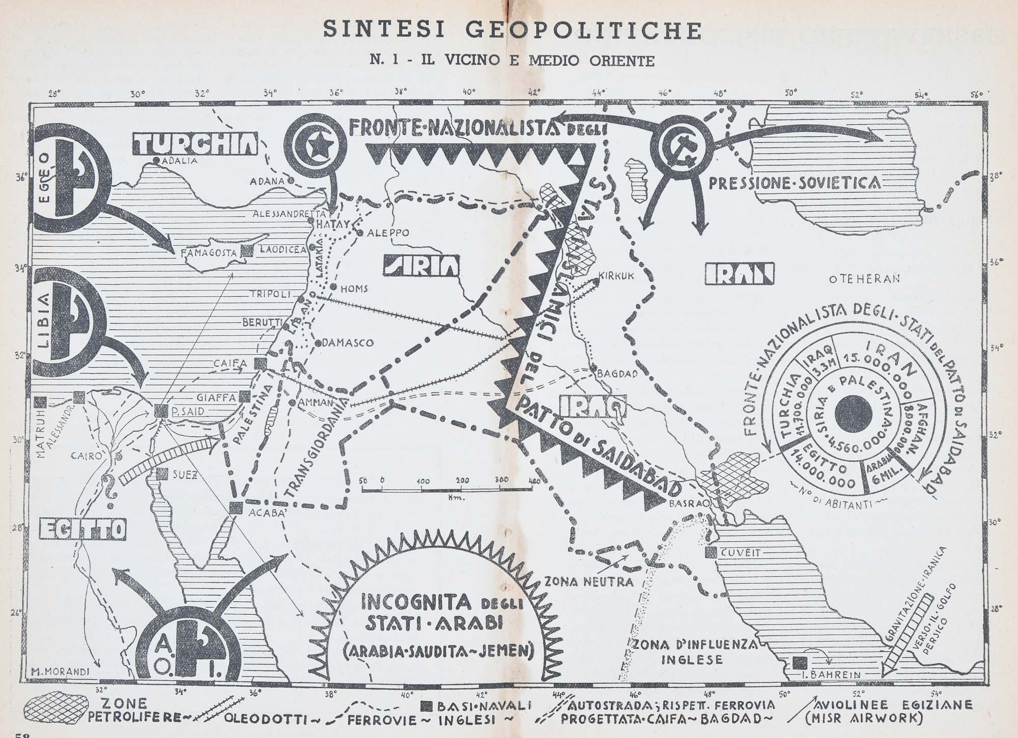 Venerdì Cartografico – Mario Morandi, Geopolitica – Milano, gennaio 1938