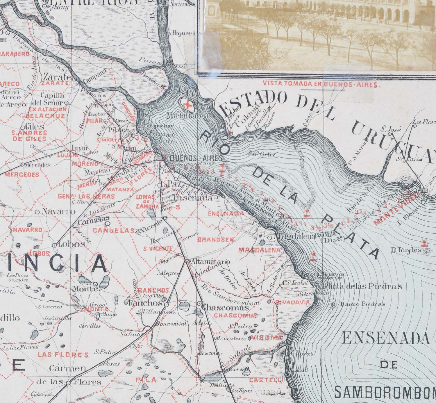 Venerdì Cartografico – F. Taylor, Mapa de la provincia de Buenos Aires  con designacion de partidos, Rivadavia, Buenos Aires, 1877
